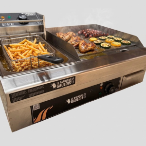 Combiné Plancha Friteuse électrique