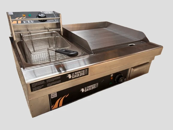 Combiné Plancha Friteuse électrique