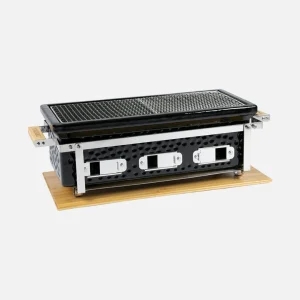 Grill de table Shichirin rectangulaire large Yakiniku