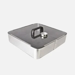 Couvercle en acier inoxydable HAPPY Plancha