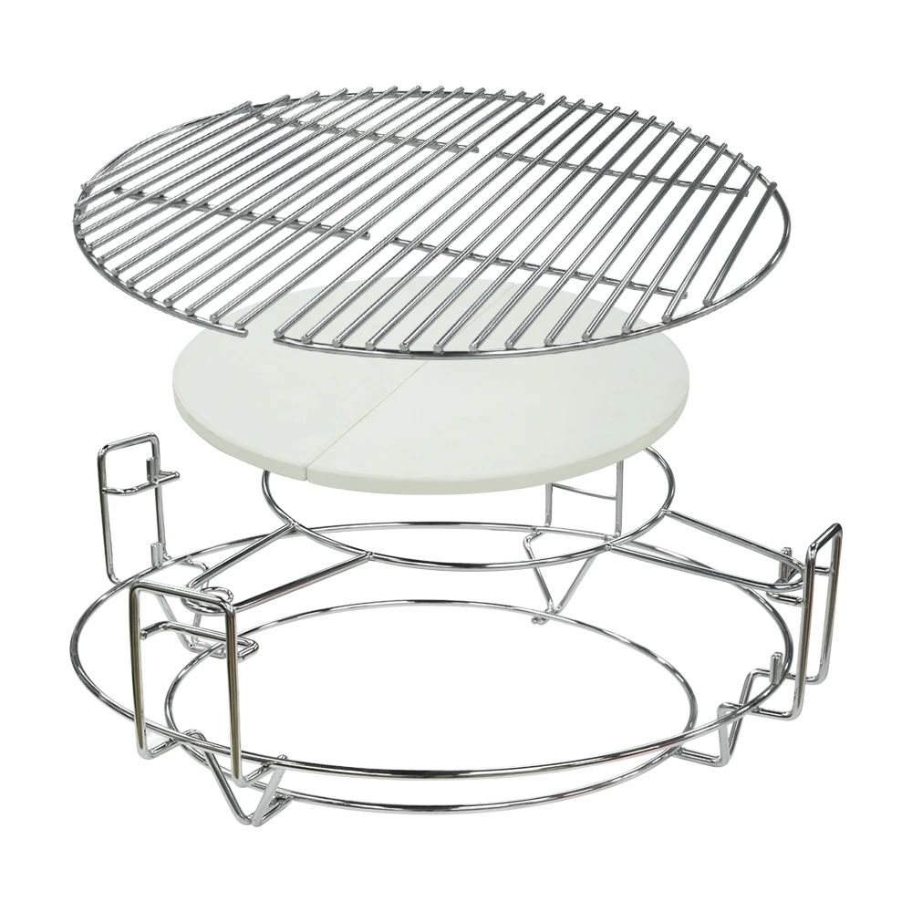 Cuisson multi-niveaux Kamado Lutèce