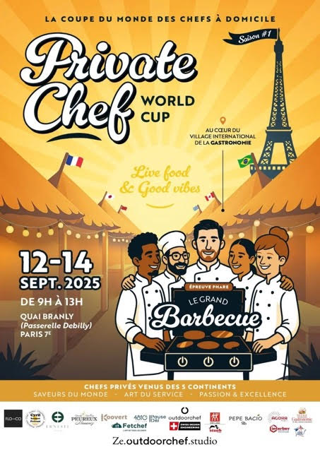 Private Chef World Cup 2025 : Paris allume les braises de la gastronomie